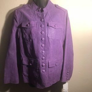 Twiggy London leather jacket